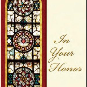 In Your Honor Greeting Card front
