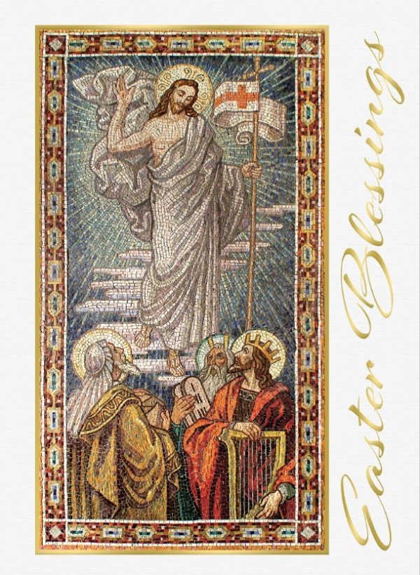 Easter Card Resurrection Mosaic