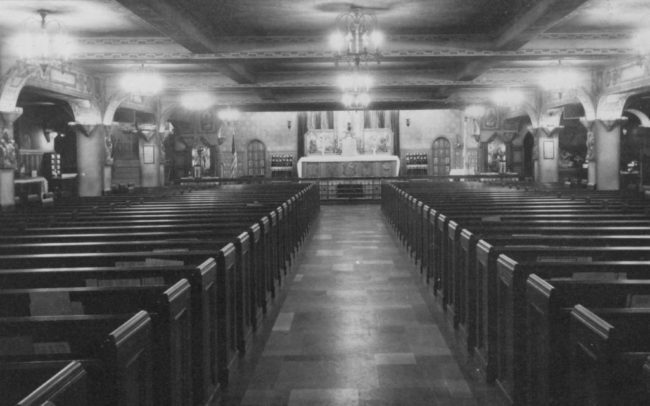old photo of the Church of St. Francis of Assisi